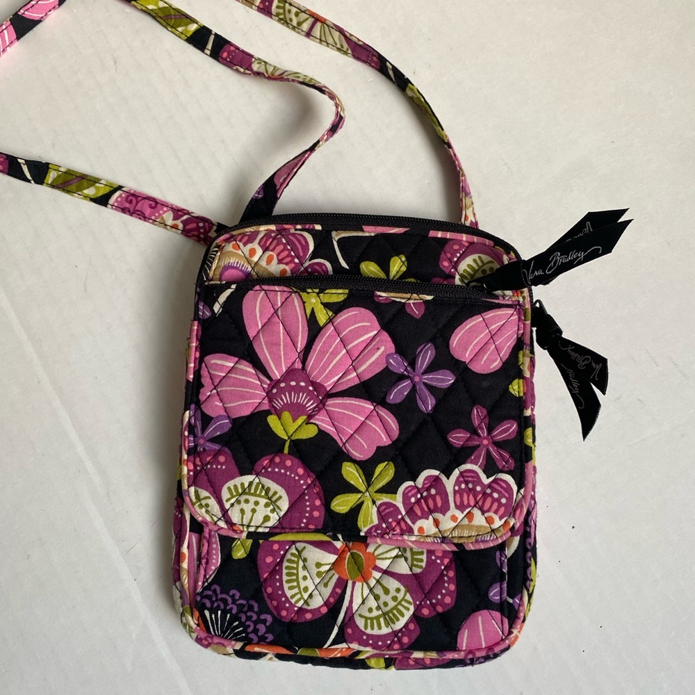 Vera Bradley Floral Crossbody Bag – Very Good Condition